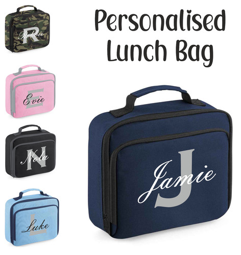 Personalised childs lunch - childs, bag