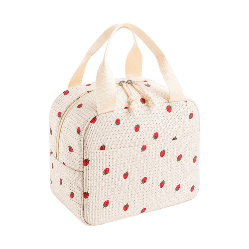 Large corduroy insulated lunch - insulated,