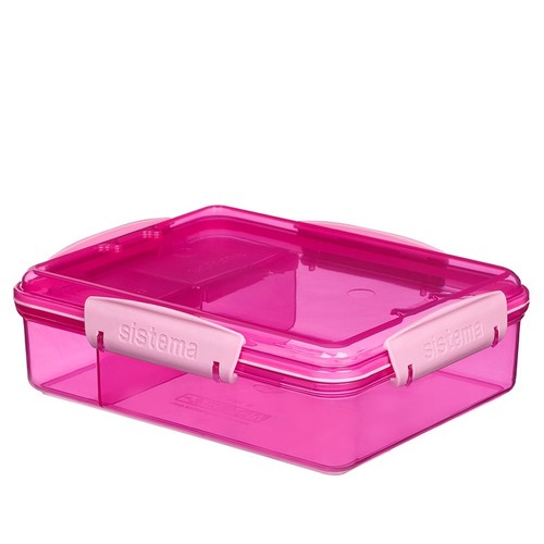 Sistema pink school lunchbox - school,