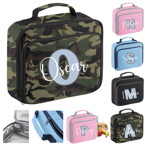 Personalised school lunch - lunch, bag