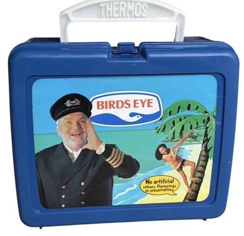 Retro vintage thermos - vintage, blue