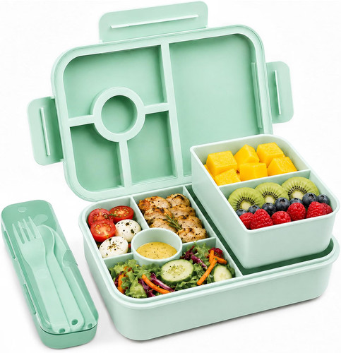 Bugucat bento lunch box 1300ml - lunch,